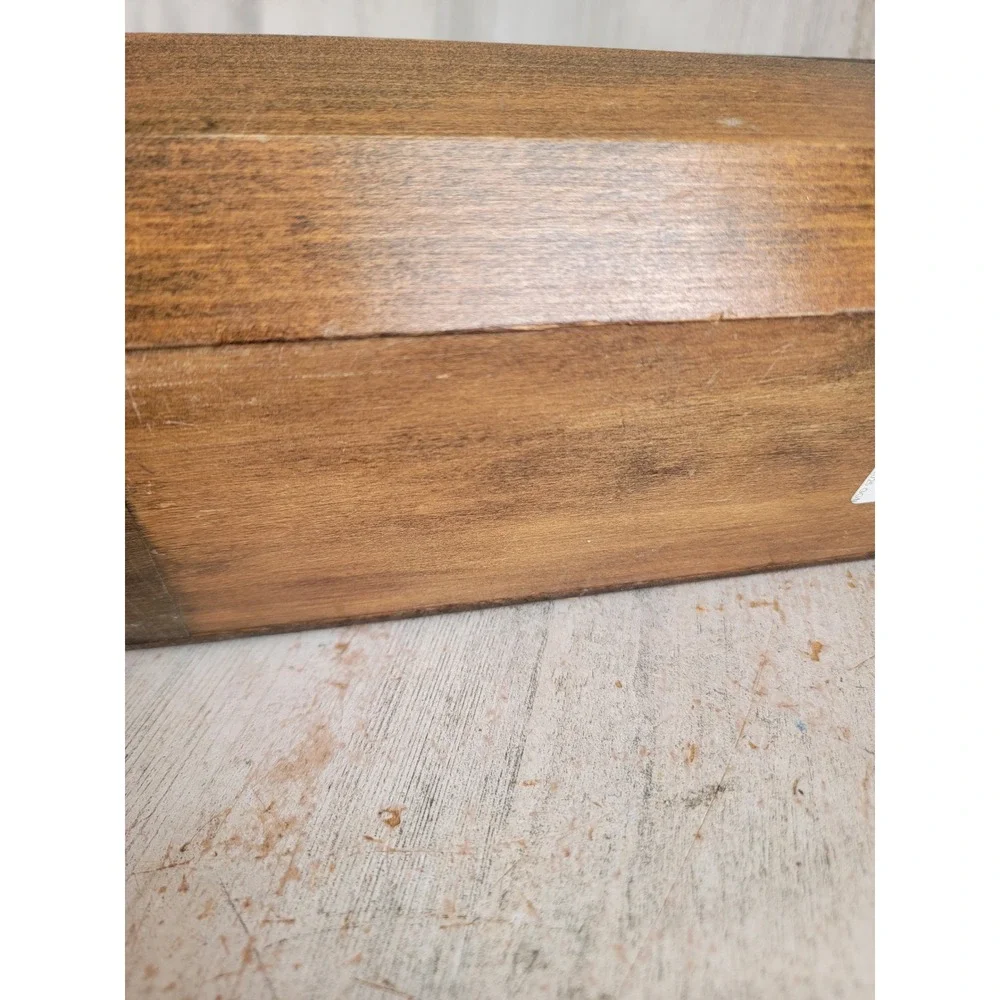 Vintage wooden spice rack napkin letter holder wall unique home decor figure